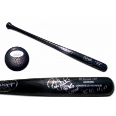 Barry Larkin signed Louisville Slugger baseball bat JSA authenticated